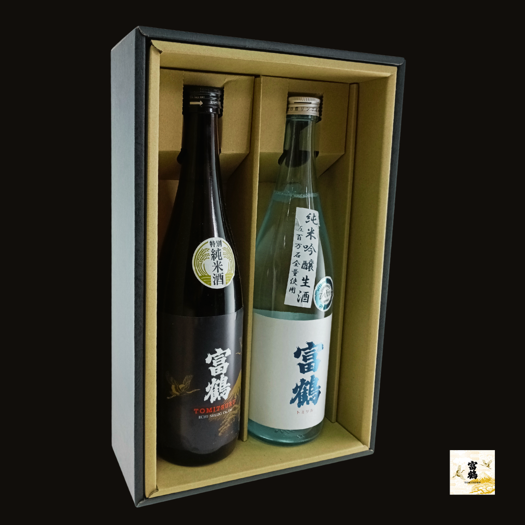 【春ギフト・飲み比べセット】富鶴 竹林 ＋ 富鶴 純米吟醸 五百万石 生酒｜送料込み 7,500円